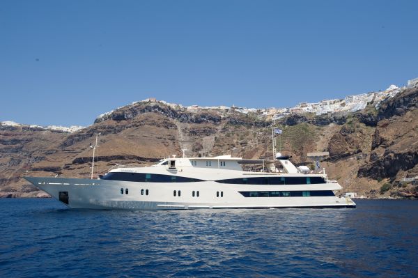 Antike Stätte in Griechenland Historische Ausgrabungsstätte aus der griechischen Antike